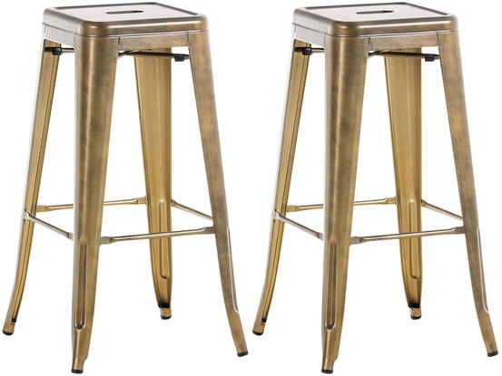 Lot de 2 tabourets de bar joshua v2