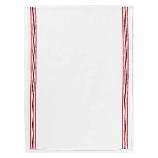 Torchon damier rouge 50 x 70 cm