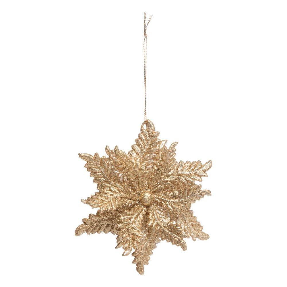 Décoration de sapin fleur cuivre 11cm