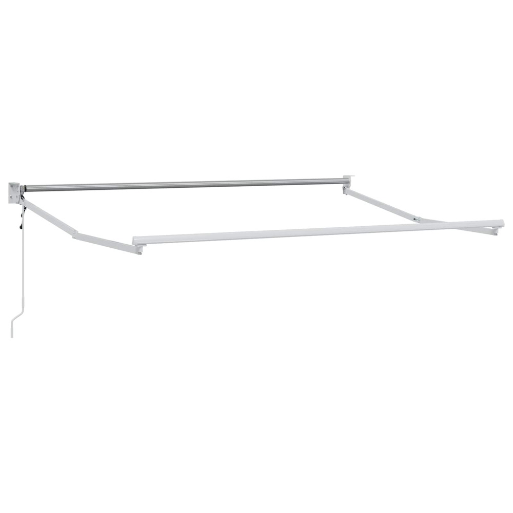 Cadre de store rétractable électrique blanc 3 x 2 m aluminium