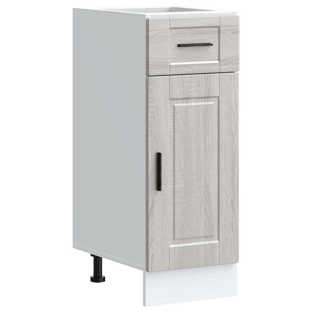 Armoire de cuisine porto sonoma gris bois d'ingénierie