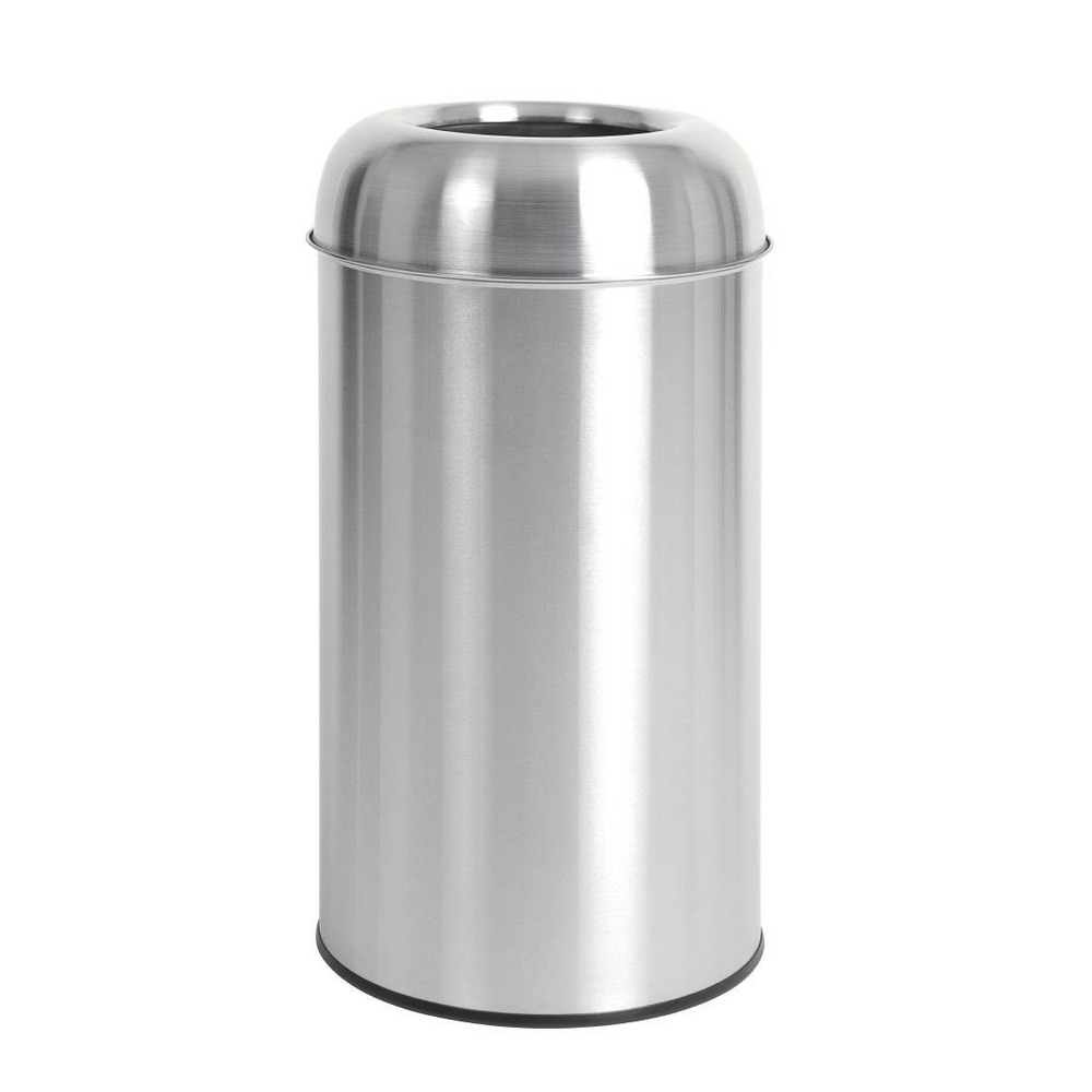 Poubelle dôme inox ouverte 40 litres - bolero