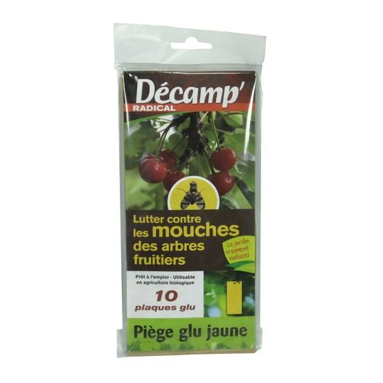 Piège à glu jaune - lot de 10