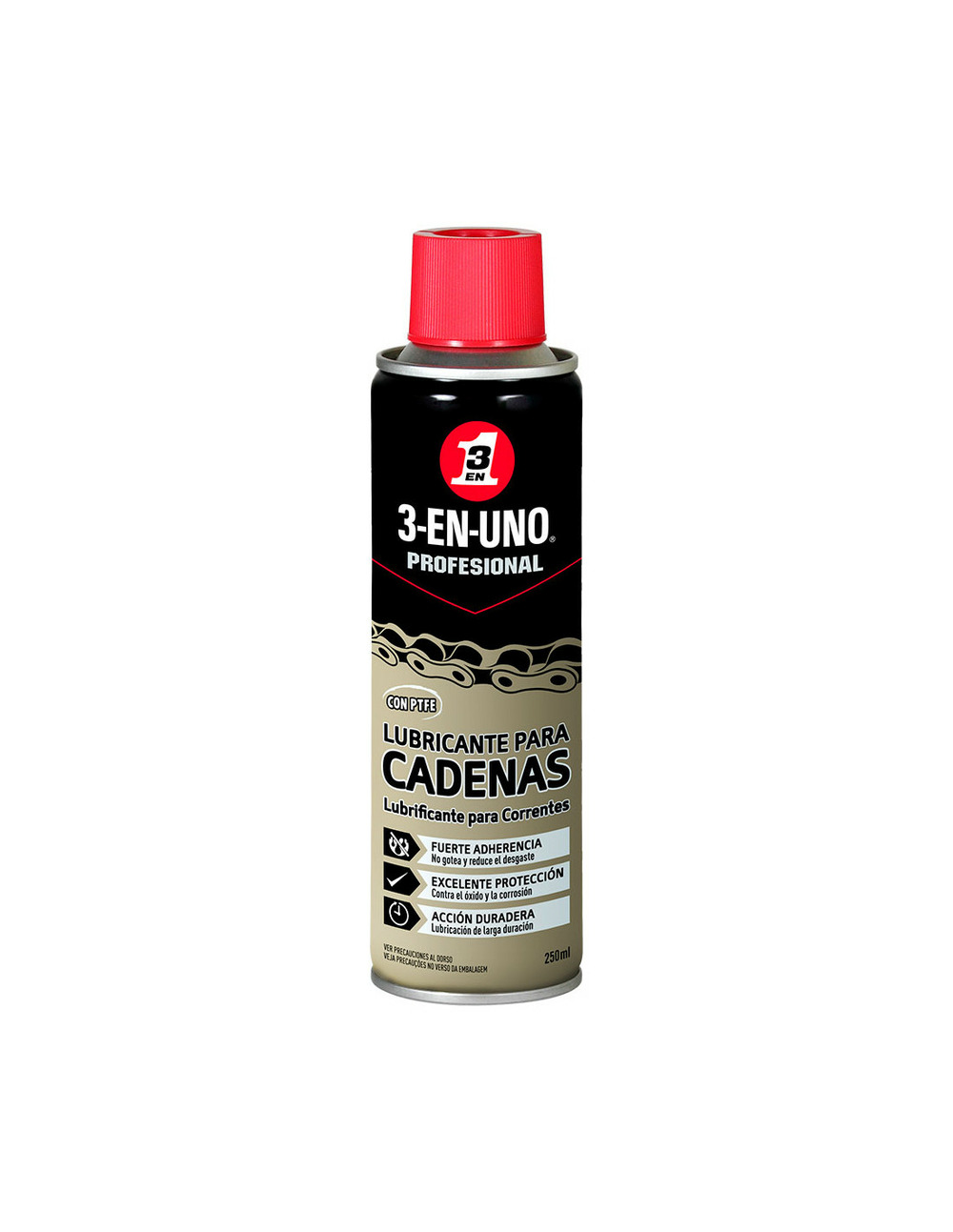 Lubrifiant chaines 250ml 34470 3 en 1
