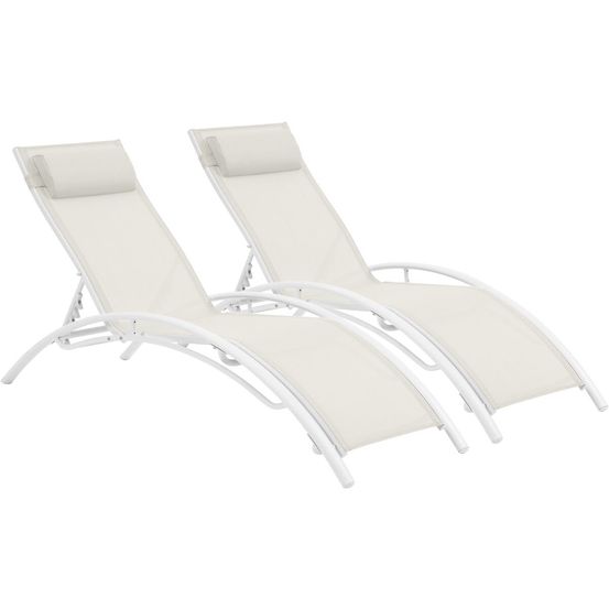 Bain de soleil en aluminium