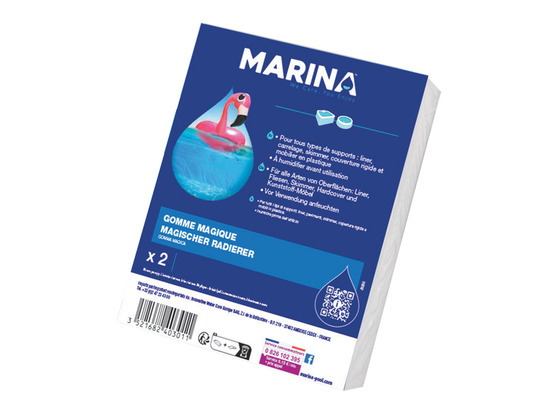 Lot de 2 gommes magiques pour ligne d'eau
