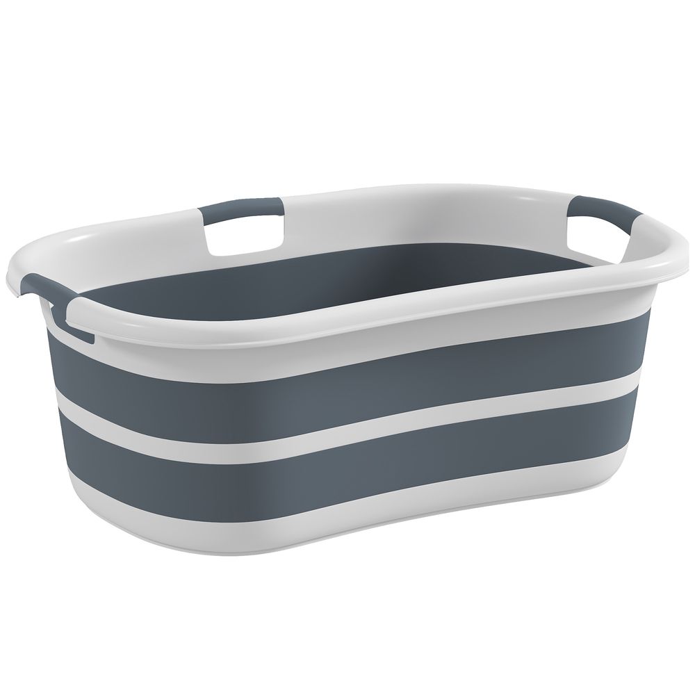 Baignoire chien pliable pp tpe 66x44x25 cm grise 27 l portable avec vidange - comfortxl outdoor living