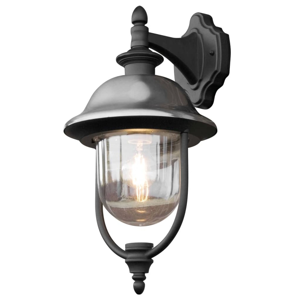 Applique murale parma en bas acier inoxydable brossé