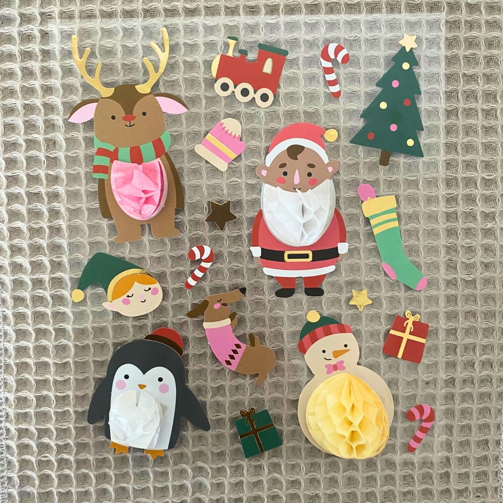 Stickers 3d de noël