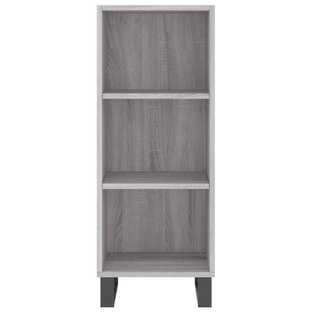 Buffet bahut commode armoire meuble de rangement organisateur cuisine salle de séjour salonsonoma 34,5 x 32,5 x 90 cm bois d'