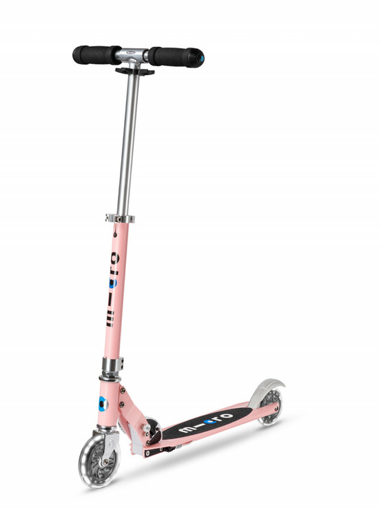 Trottinette sprite led - neon rose