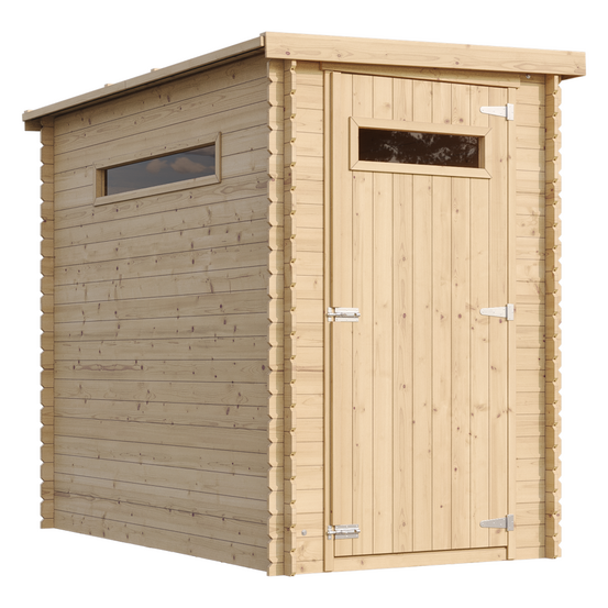 Abri de jardin en bois 2,63 m² - cabane de jardin extérieure – h198 x 239 x 144 cm - m306a