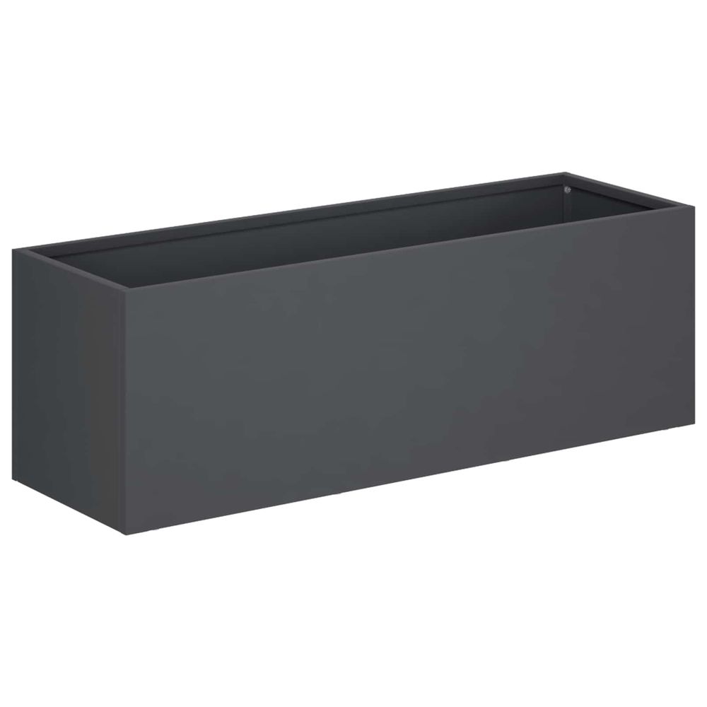 Cache-pot de jardin anthracite 40 x 20 x 20 cm