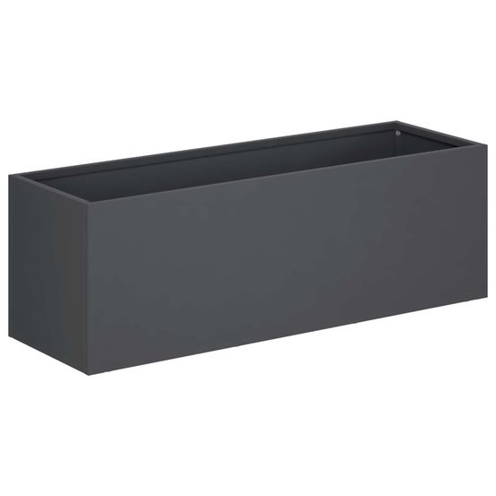 Cache-pot de jardin anthracite 40 x 20 x 20 cm