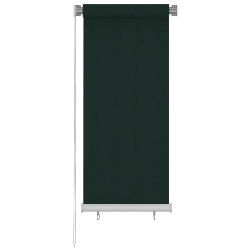 Store roulant d'extérieur 60x140 cm vert foncé pehd