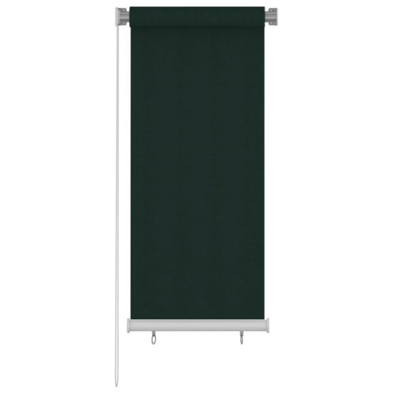 Store roulant d'extérieur 60x140 cm vert foncé pehd