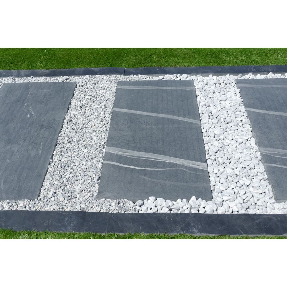 Galet gris clair 12-24 pack de 20 m² - 40 sacs - 800 kg