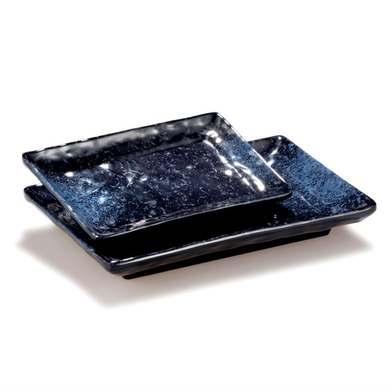 Plat rectangulaire mélamine élégance 25 x 16 cm - pujadas