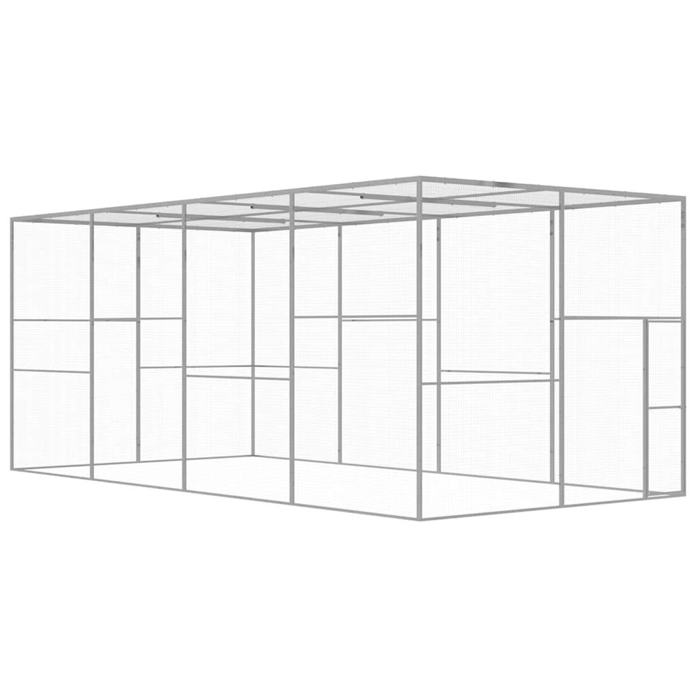 Cage pour animaux 6x3x2,5 m Acier