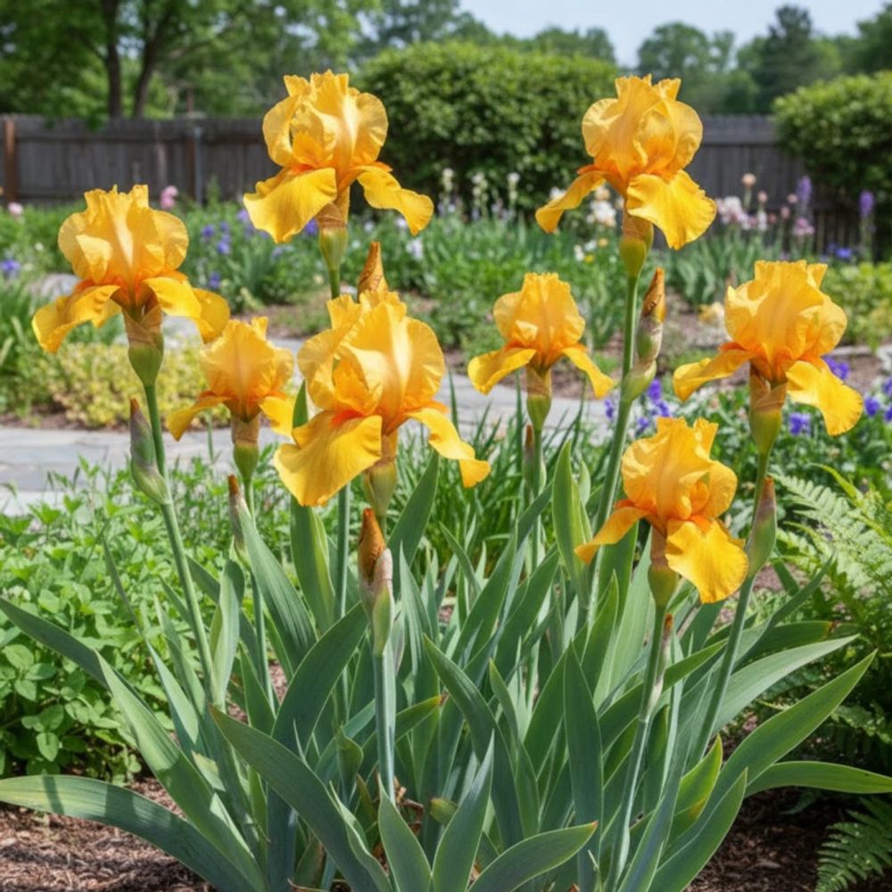 Iris des jardins son of star lot de 9 godets