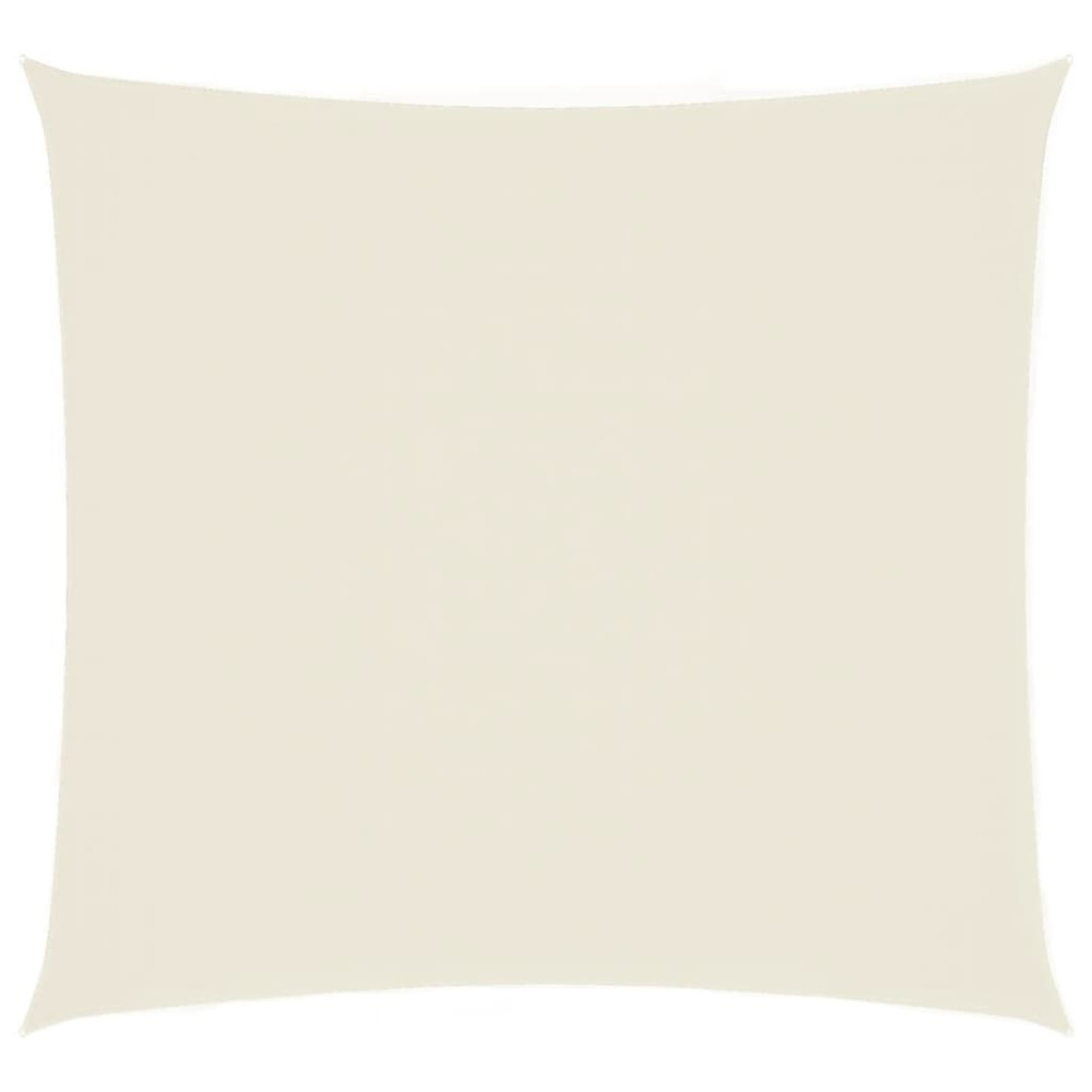 Voile de parasol tissu oxford carré 4,5x4,5 m crème