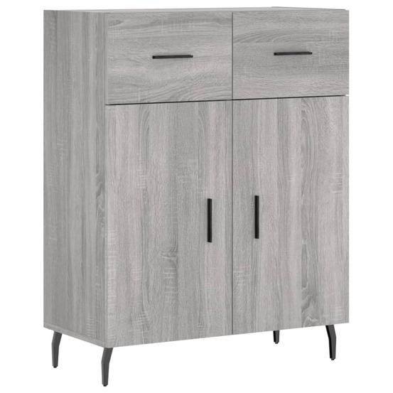 Buffet bahut commode armoire meuble de rangement organisateur cuisine salle de séjour salon sonoma 69,5 x 34 x 90 cm bois d'i