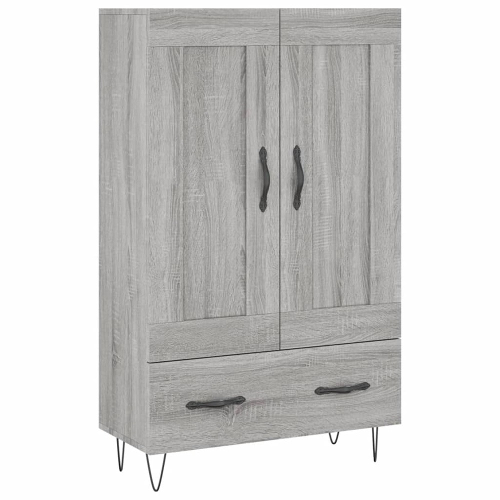 Buffet bahut commode armoire meuble de rangement organisateur cuisine salle de séjour salon haut sonoma 69,5 x 31 x 115 cm bo