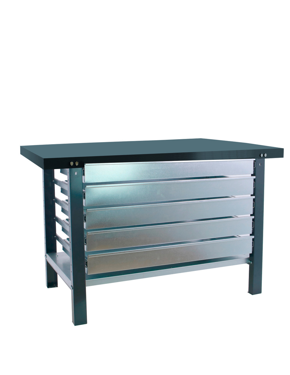 Etabli simonwork bt6 pro metal 5box 1500 antracite antracite 830x1500x730 - simonrack