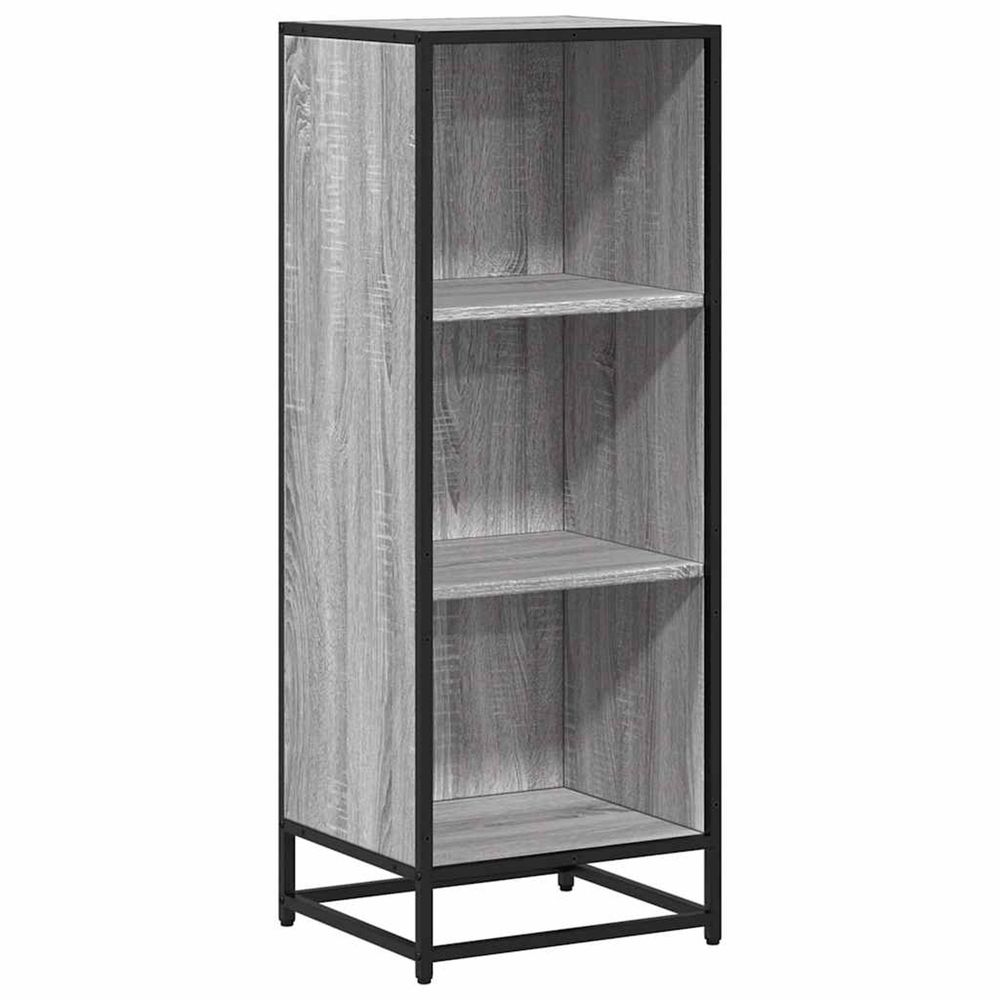 Bibliothèque sonoma gris 40x35x107,5 cm bois d'ingénierie