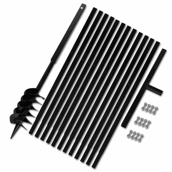 Bêche et tarière manuelle 120 mm avec rallonge mèche tarière 13 m