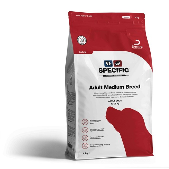 Croquettes chien cxd-m adult medium bree - specific 4 kg