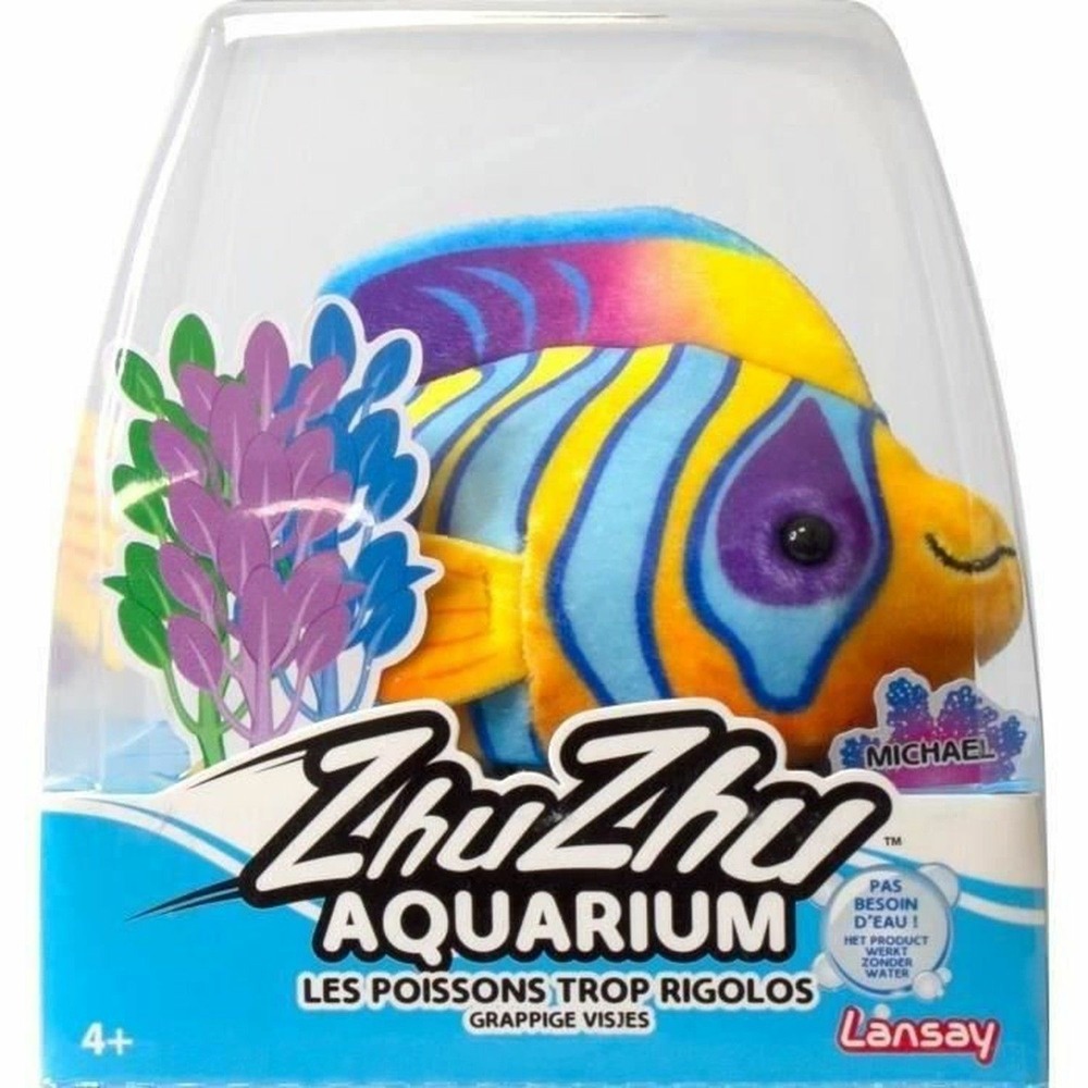 Figurine miniature zhu zhu aquarium - crystal le poisson-ange royal