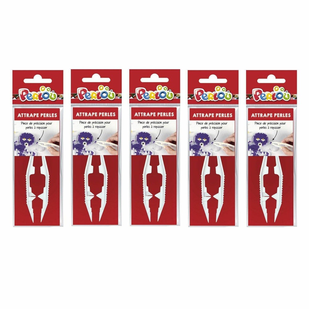 5 pinces attrape perles à repasser
