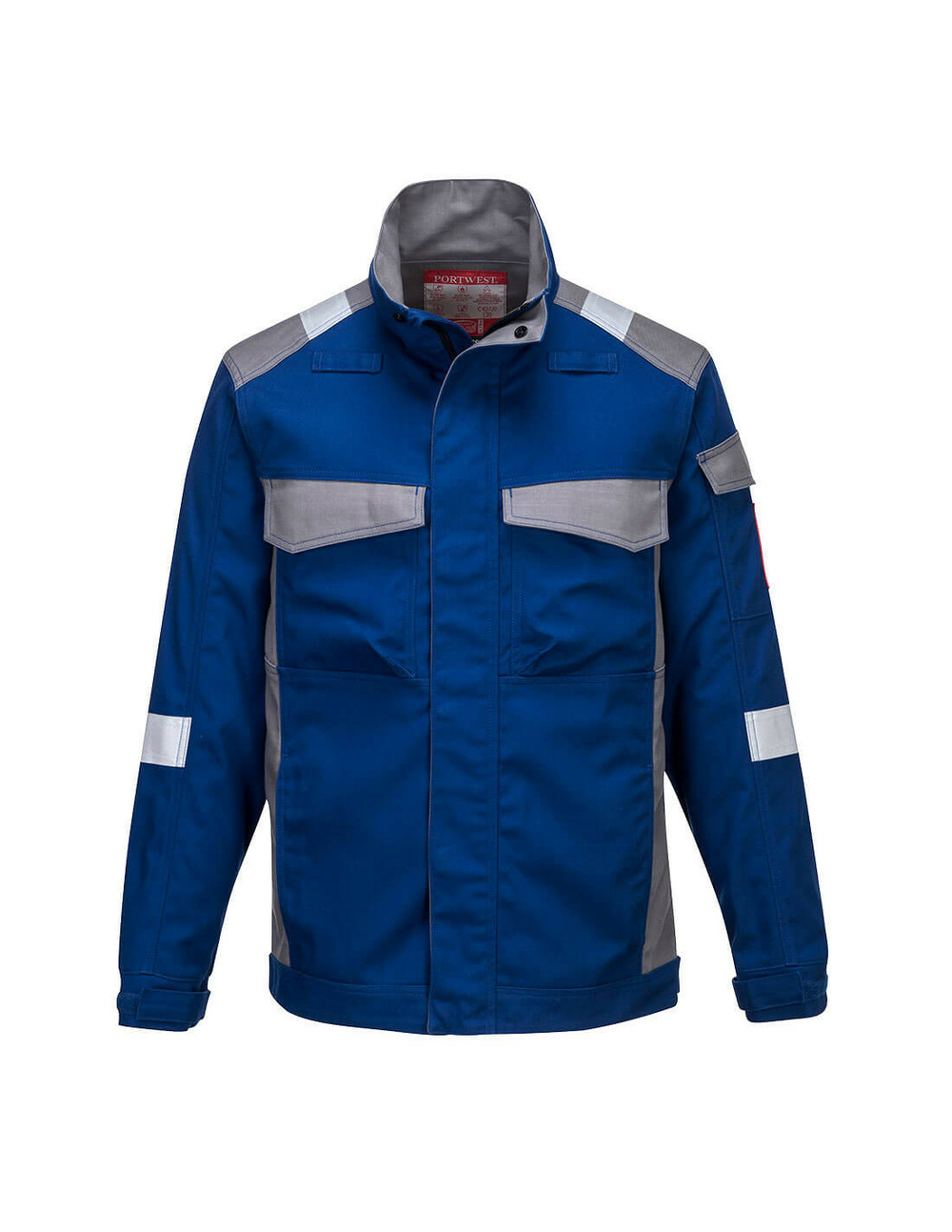 Veste bizflame ultra bicolore couleur : bleu royal taille s - portwest