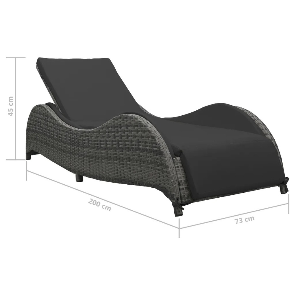 VIDAXL CHAISE LONGUE AVEC 60-(917284)