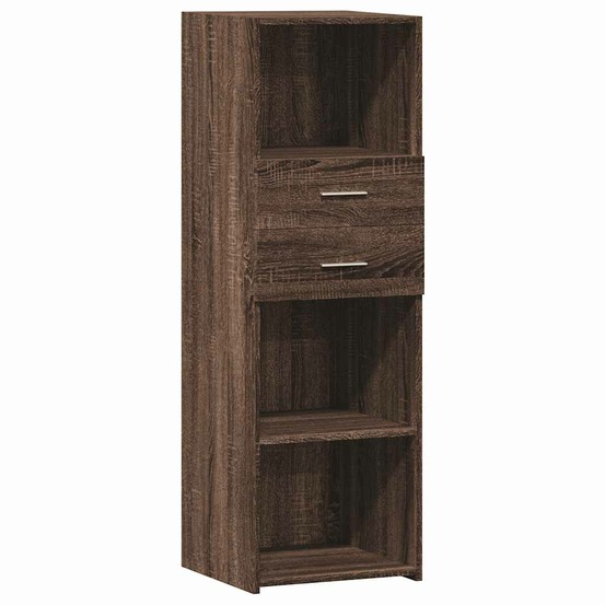 Buffet bahut commode armoire meuble de rangement organisateur cuisine salle de séjour salon haut 40 x 42,5 x 124 cm bois d'in