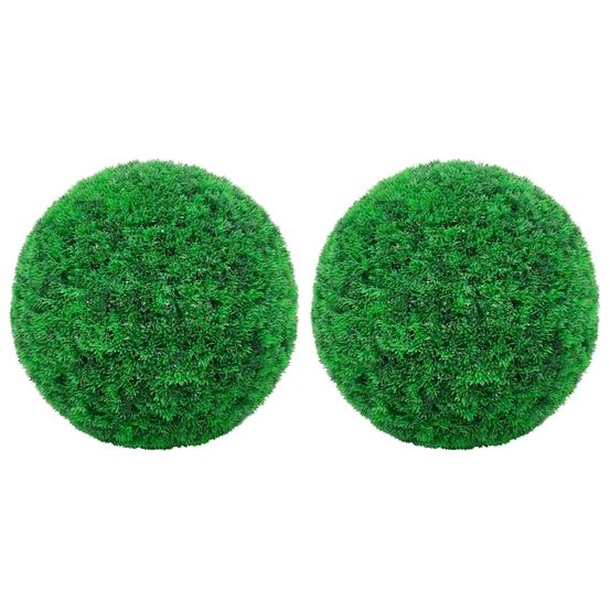 Boules de buis artificielles 2 pcs 27 cm