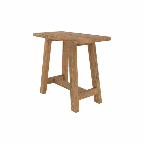 Dao-tabouret en bois de teck recyclé