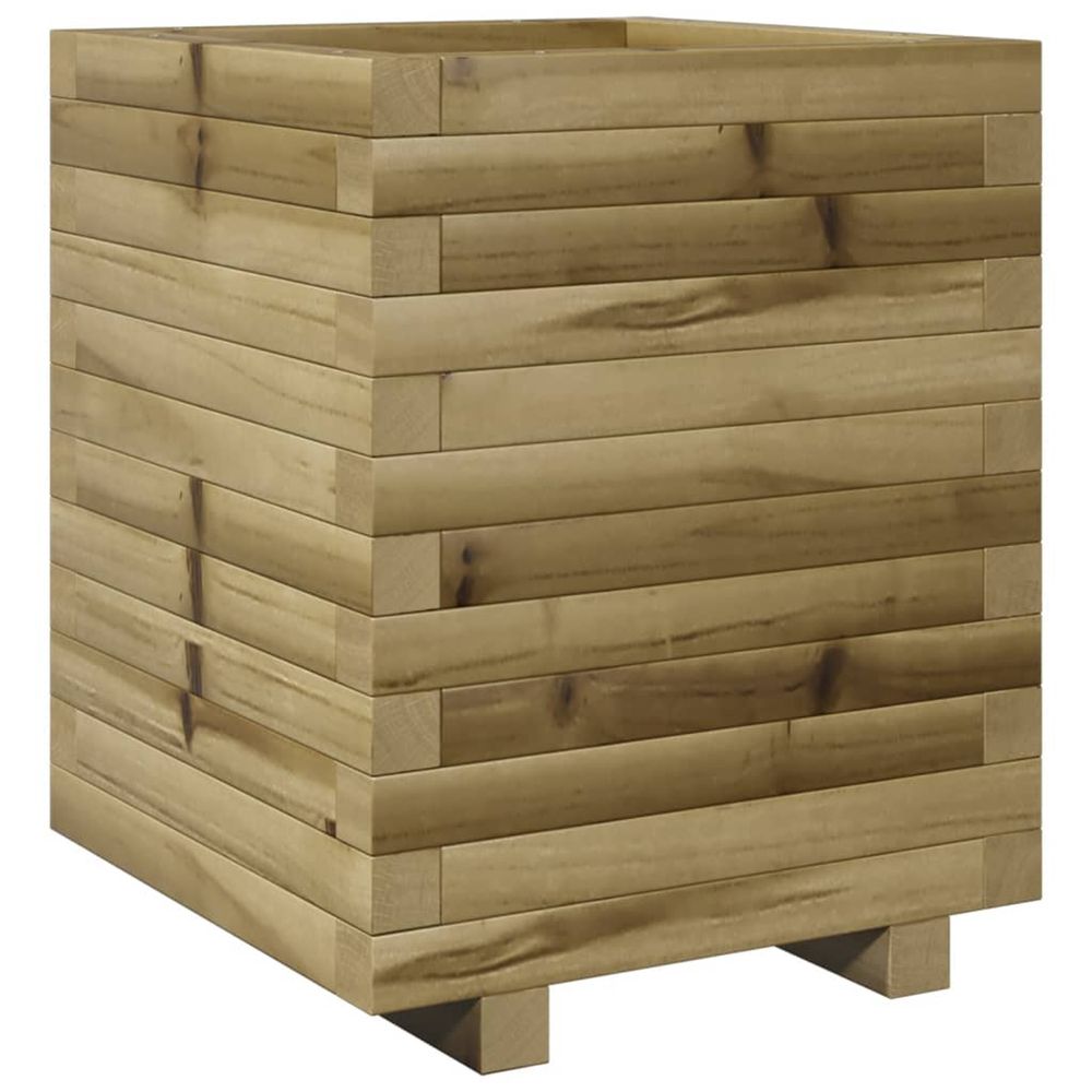 Jardinière d'extérieur 40x40x49,5 cm bois de pin imprégné