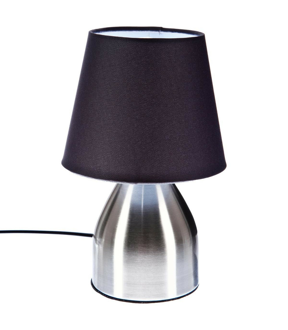Lampe à poser tactile en métal h 20 cm
