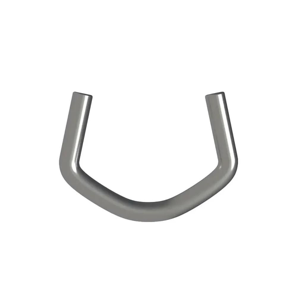 30 clips en acier pour grillage rouleau - forme c 1,8 x 1 cm