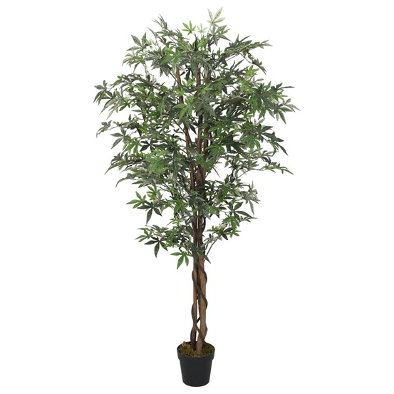 Érable artificiel 224 feuilles 80 cm vert