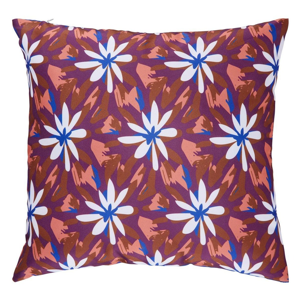 Housse de coussin d'extérieur lahna terracotta 40x40cm