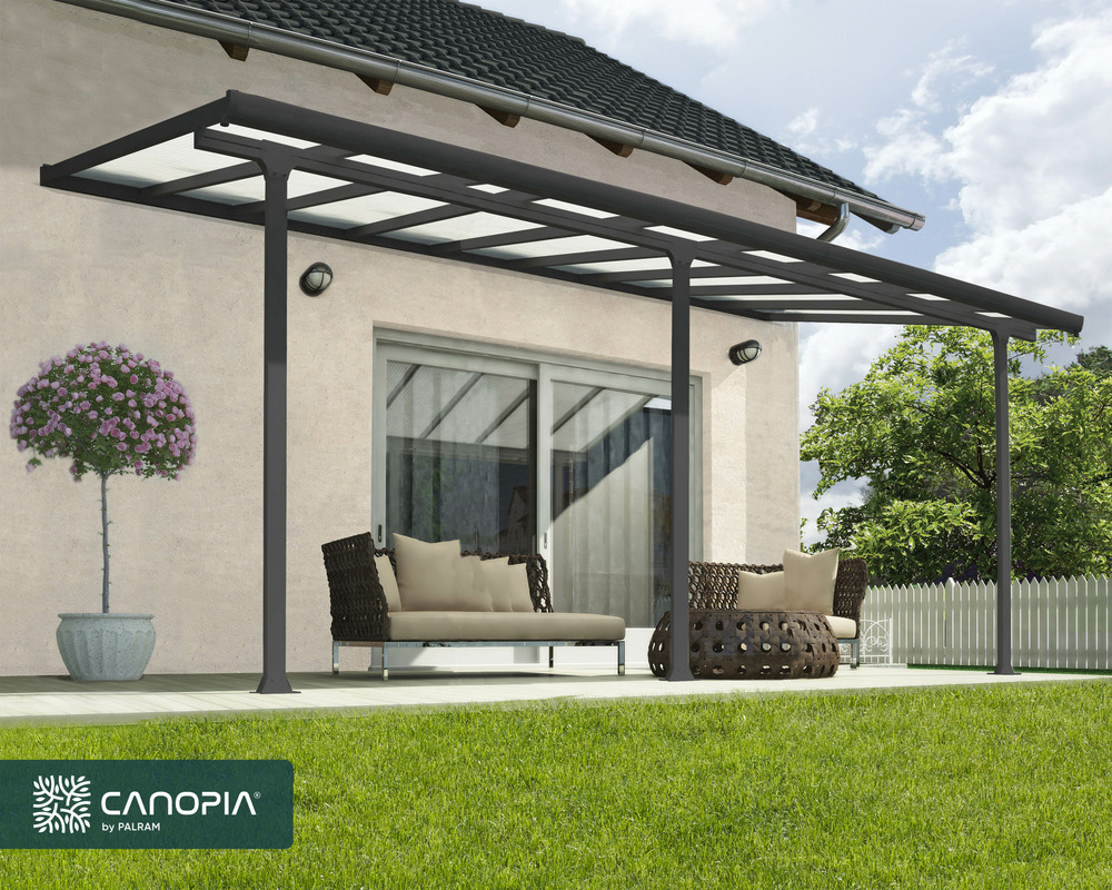 Canopia pergola feria gris