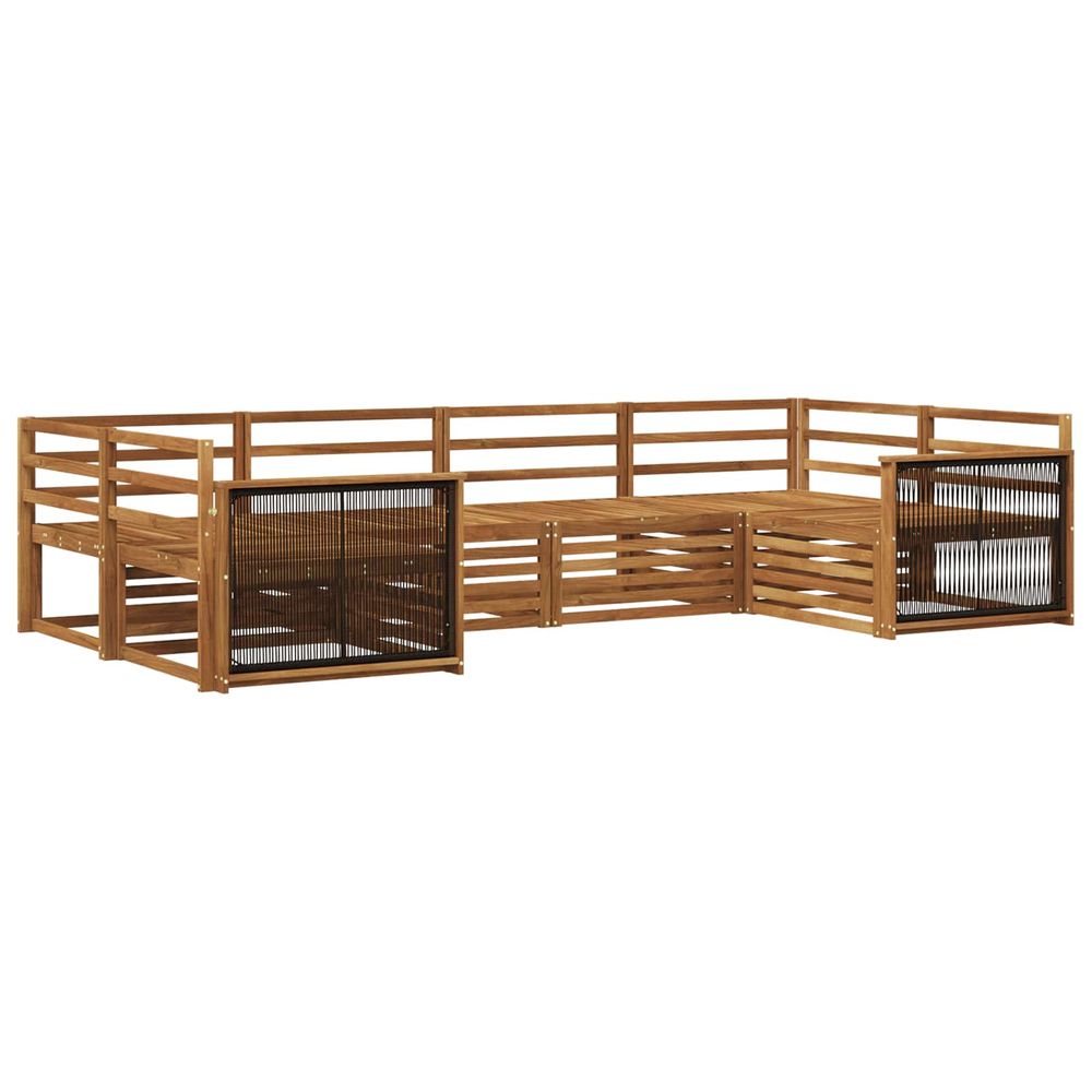 Ensemble de canapés d'extérieur 6 pc naturel