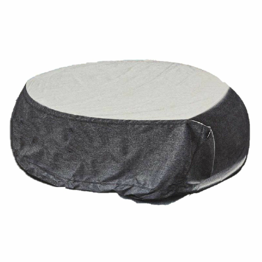 Housse de protection pour table ronde hambo - 200 x 200 x 80 cm - gris