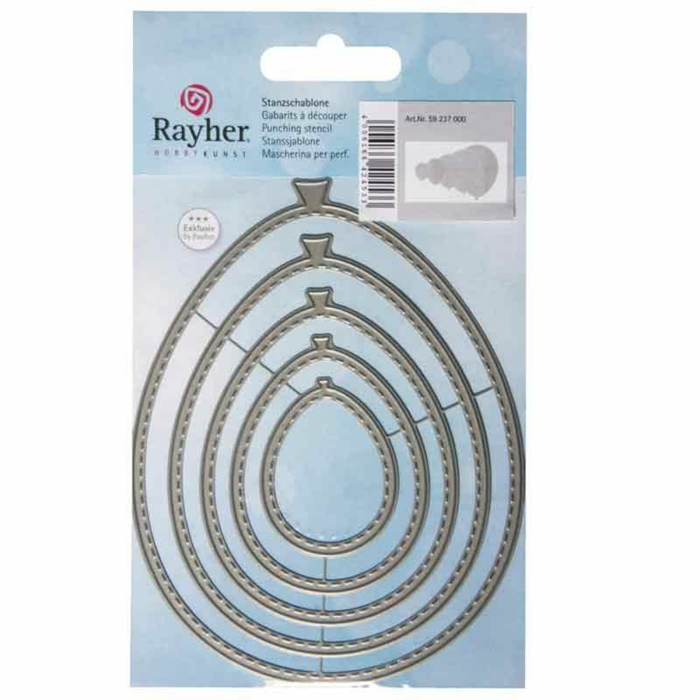 Matrice de découpe 12 x 9,5 cm - ballons gigognes