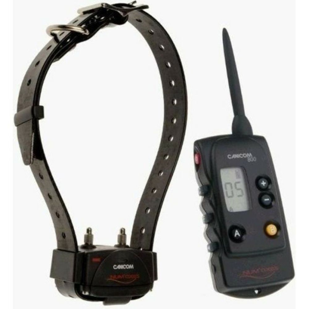 Collier de dressage canicom 800 - portée 800 metres - jusqu'a 2 chiens -