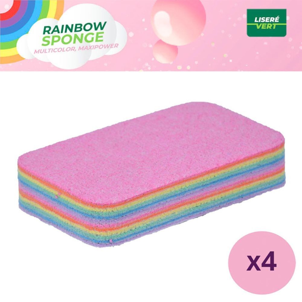Lot De 8 éponges Réutilisables Lavables - Microfibre, Idéales Pour La Cuisine - Torchons De Nettoyage Durables