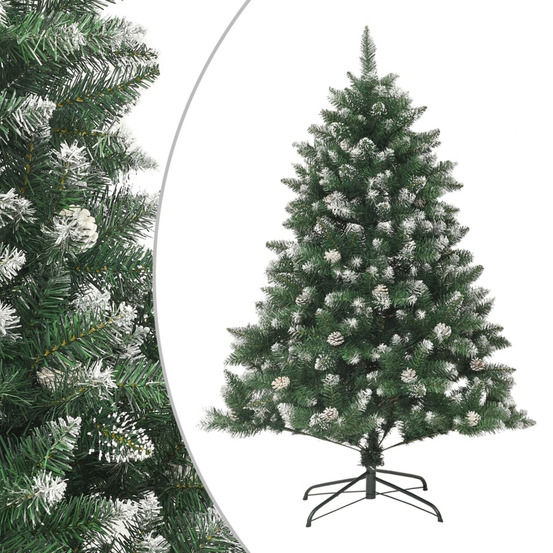 Sapin de noël artificiel avec support 120 cm pvc